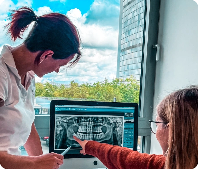 Durchführung des 3-D Röntgen